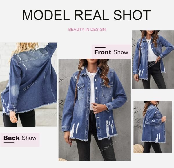 1742174650 Dokotoo Womens Oversized Denim Jacket Casual Long Sleeve Denim Shirts Distresse Jean Jacket 2025 Spring Outfits.jpg