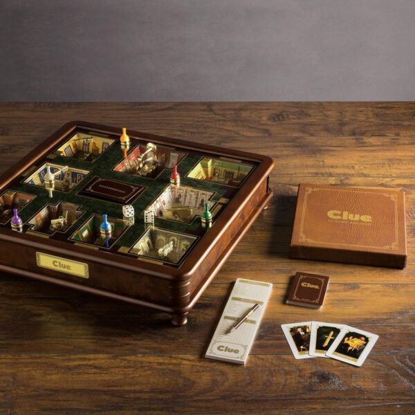 1742189050 WS Game Company Clue Luxury Edition Board Game with Wood Cabinet.jpg