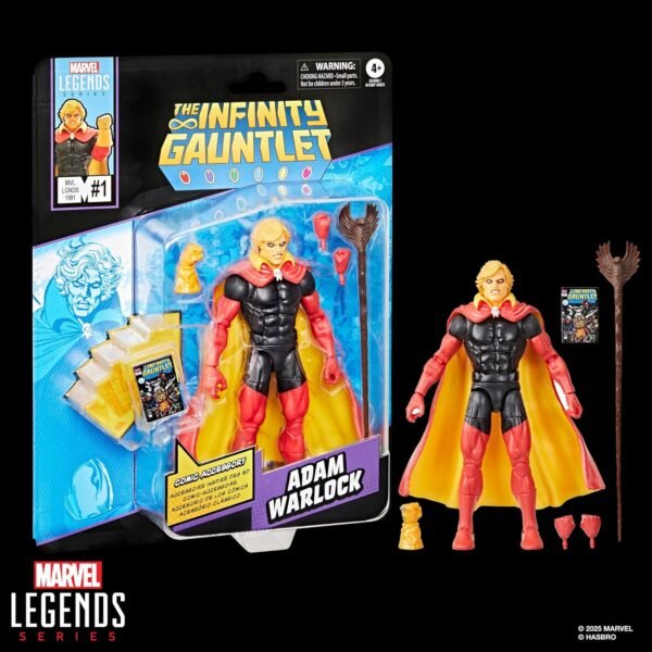 1742199863 Marvel Legends Series Adam Warlock Infinity Gauntlet Comics Inspired Collectible 6 Inch Scale Action Figure with Character Sized Comic Accessory.jpg