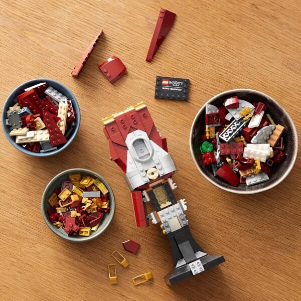 1742228653 LEGO Marvel Nano Gauntlet Iron Man Model with Infinity Stones 76223 Avengers Endgame Film Set Collectable Memorabilia Gift Idea for Adults and Teens.jpg