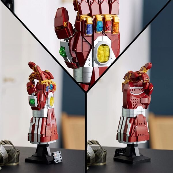 1742228654 LEGO Marvel Nano Gauntlet Iron Man Model with Infinity Stones 76223 Avengers Endgame Film Set Collectable Memorabilia Gift Idea for Adults and Teens.jpg