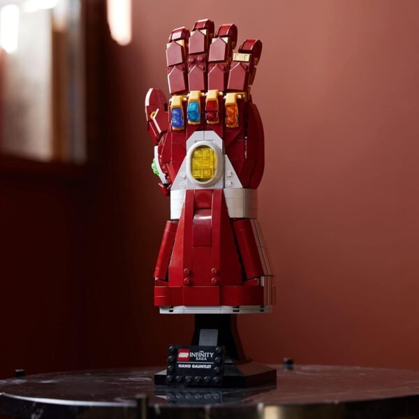 1742228655 LEGO Marvel Nano Gauntlet Iron Man Model with Infinity Stones 76223 Avengers Endgame Film Set Collectable Memorabilia Gift Idea for Adults and Teens.jpg