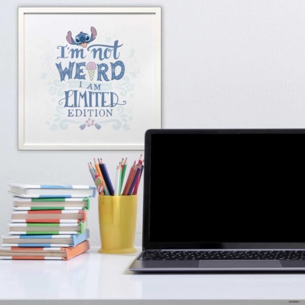 1742423055 Disney Lilo and Stitch Im Not Weird Im Limited Edition Framed Wood Wall Decor Fun Stitch Wall Art for Home.jpg