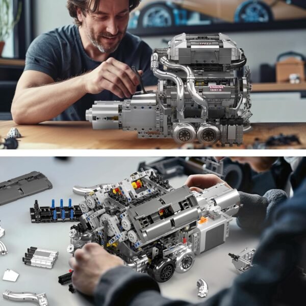 1742876656 Mould King 10201 W16 Combustion Engine Building Kit for Adults MOC W16 Engine Model Toy for Display STEM Car Engine Building Project for Adult 2024 PCS.jpg