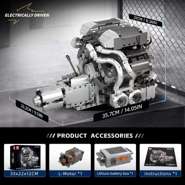 1742876657 Mould King 10201 W16 Combustion Engine Building Kit for Adults MOC W16 Engine Model Toy for Display STEM Car Engine Building Project for Adult 2024 PCS.jpg