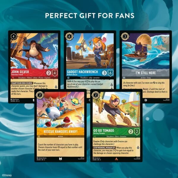 1742894652 Ravensburger Disney Lorcana TCG Azurite Sea Booster Pack Display 24 Packs with 12 Trading Cards Each Ideal for Collectors Disney Fans Suitable for Ages 8.jpg