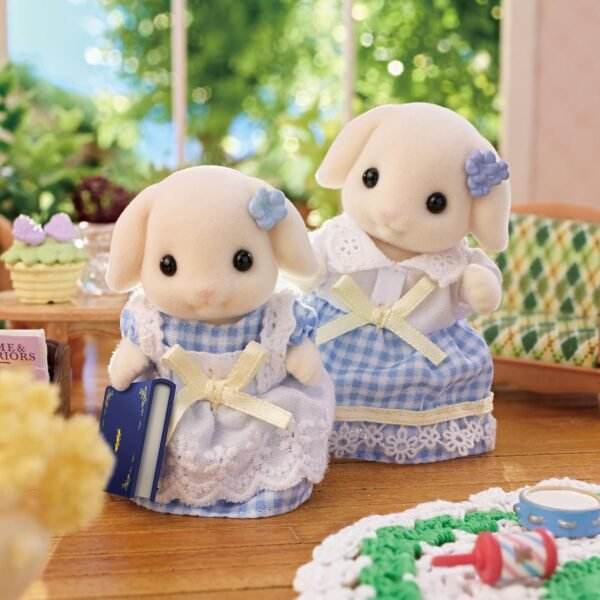 1742948690 Calico Critters Flora Rabbit Family Set of 5 Collectible Doll Figures for Children Ages 3.jpg