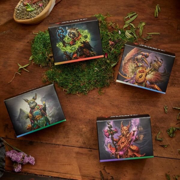 1743189851 Magic The Gathering Bloomburrow Commander Deck Bundle Includes All 4 Decks Animated Army Family Matters Peace Offering and Squirreled Away.jpg