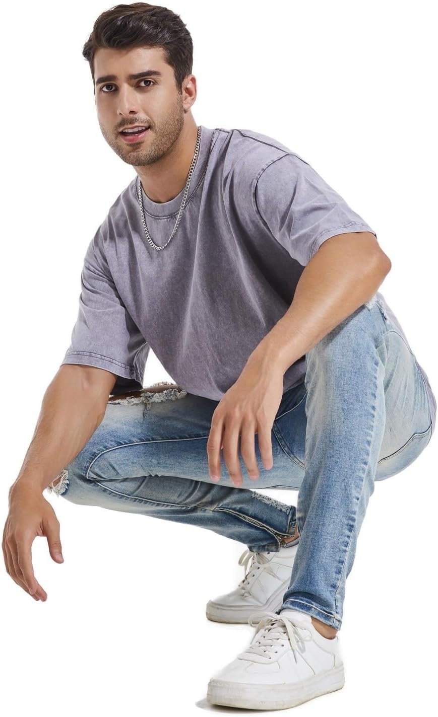 1743211452 3 Pcs Mens Oversized Heavy Cotton Summer T Shirts Vintage Tee Loose Fit Short Sleeve Casual Tshirts for Men Women.jpg