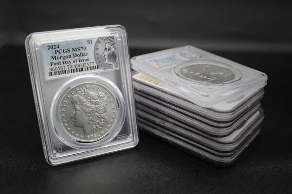 1743323052 2024 American Silver Morgan Dollar Coin MS 70 First Day of Issue with Original Government Packaging 1 MS70 PCGS.jpg