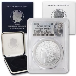 2024 American Silver Morgan Dollar Coin MS 70 First Day of.jpg