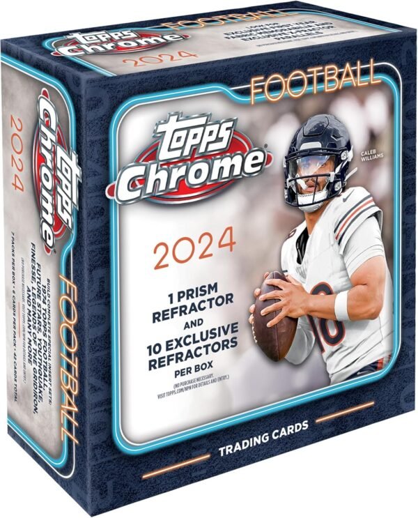 2024 Topps Chrome Football Cards Factory Sealed Mega Box.jpg