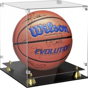 Acrylic Basketball Case Display Clear Full Size Holder with.jpg