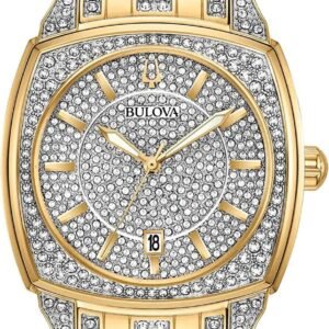 Bulova Mens Crystal Phantom 3 Hand Date Quartz Cushion Shaped Case.jpg
