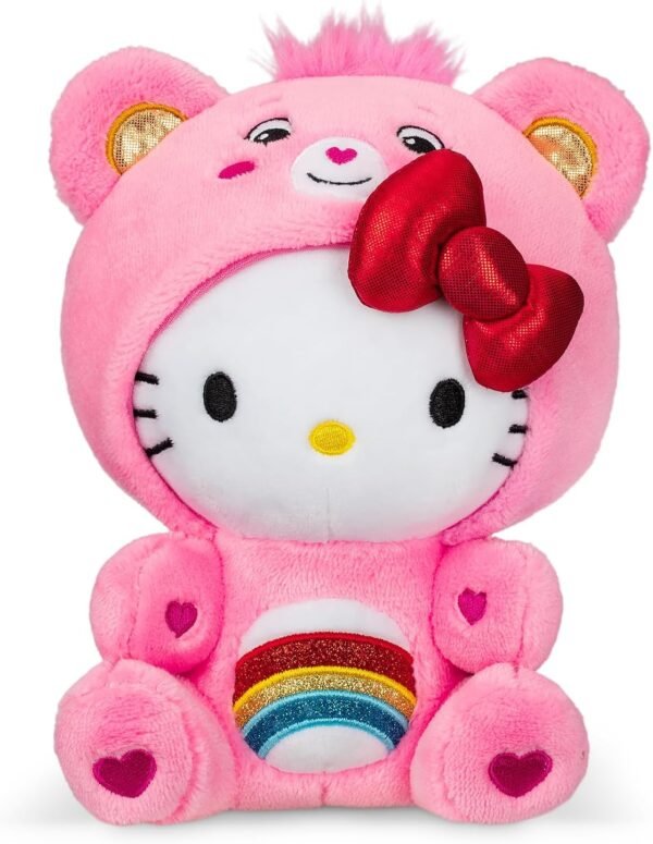 Care Bears Hello Kitty Dressed As Cheer Bear 8 Fun Size.jpg