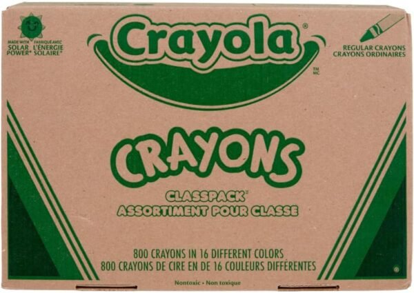 Crayola Bulk Crayon Classpack 800ct 16 Colors Back to.jpg