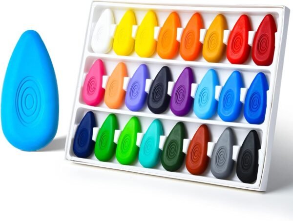 Four Candies Toddler Crayons 24 Count Non Toxic Washable Crayons.jpg