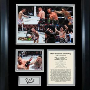HOFSMCOM Hall of Fame Sports Memorabilia Framed Max Holloway BMF.jpg