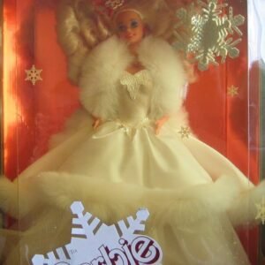 Happy Holidays Barbie Doll Special Edition 1989 w Keepsake Snowflake.jpg