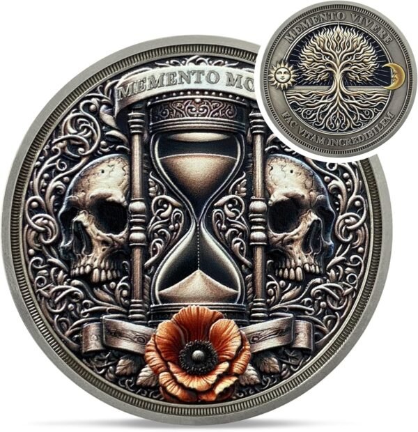 Hourglass Memento Mori Coin Novelty Tree of Life Stoic.jpg