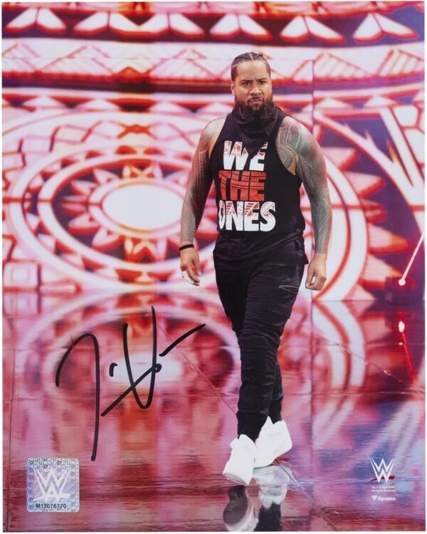 Jimmy Uso WWE Autographed 8 x 10 Entrance Photograph.jpg