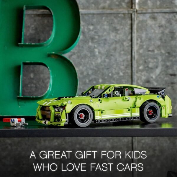 LEGO Technic Ford Mustang Shelby GT500 Building Set 42138 Pull Back Drag Race Toy Car Model Kit Featuring AR App for Fast Action Play Great Gift for Boys Girls and Teens Ages 9.jpg