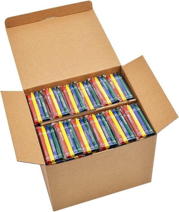 Madisi Crayons Bulk Pack Regular Size 4 Colors cellophane 250.jpg