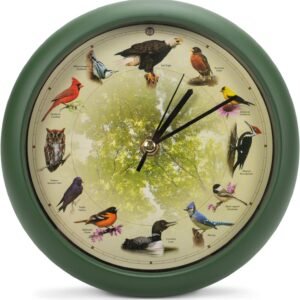 Mark Feldstein Limited Edition 20th Anniversary Singing Bird WallDesk Clock.jpg