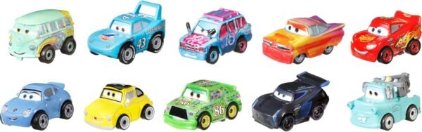 Mattel Disney and Pixar Cars Mini Racers 10 Pack Collectible Set with 10 Toy Vehicles Fan Favorite Characters.jpg