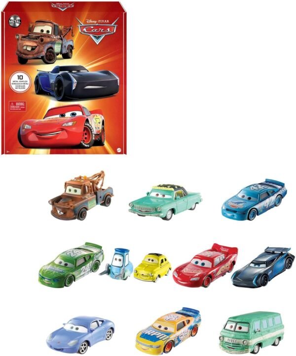 Mattel Disney and Pixar Cars Set of 10 Die Cast Mini.jpg