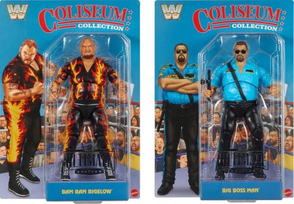 Mattel WWE Coliseum Collection Action Figure 2 Pack with Bam Bam Bigelow Big Boss Man 6 inch Collectibles Accessories Including Swappable Parts.jpg