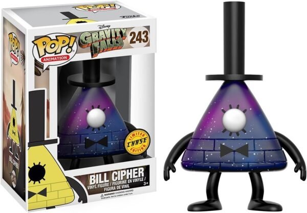 POP Disney Gravity Falls Bill Cipher Purple Limited Edition Chase Funko Pop Vinyl Figure Bundled with Compatible Pop Box Protector Case 3.75 inches.jpg