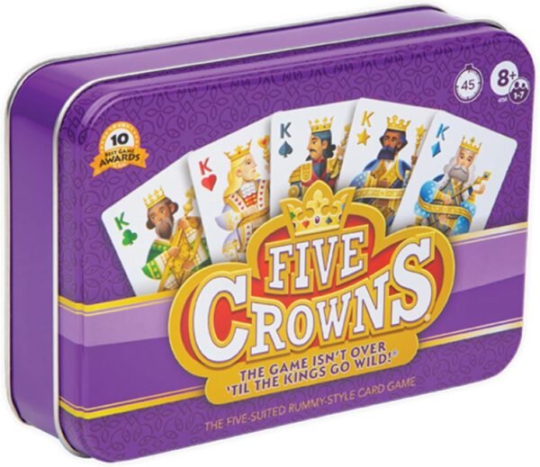 PlayMonster Five Crowns Collectible Tin – Card Game for Kids.jpg