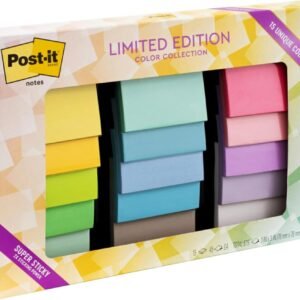 Post it Super Sticky Notes Limited Edition Color Collection 3x3 in.jpg