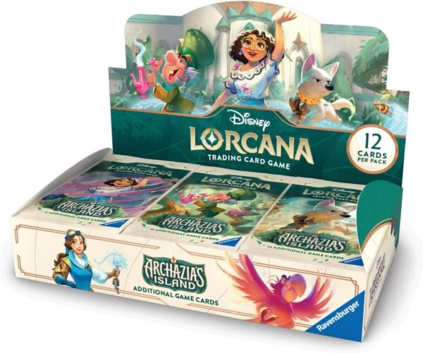 Ravensburger Disney Lorcana TCG Archazias Island Booster Pack Display.jpg
