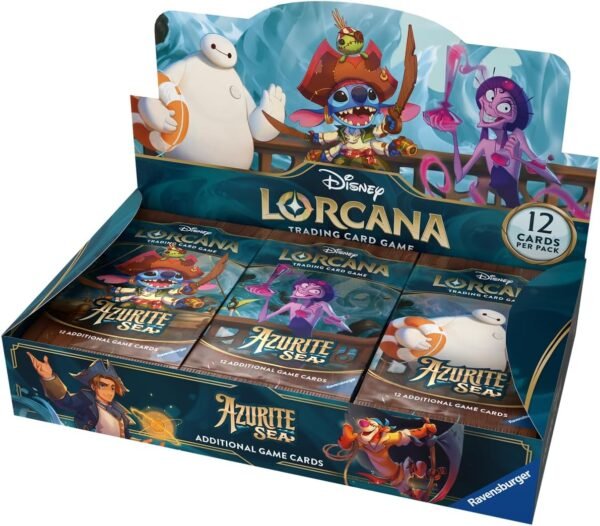 Ravensburger Disney Lorcana TCG Azurite Sea Booster Pack Display.jpg