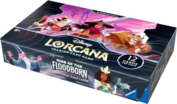 Ravensburger Disney Lorcana TCG Rise of The Floodborn Booster Pack Display 24 Packs with 12 Trading Cards Each Ideal for Collectors Disney Fans Suitable for Ages 8.jpg