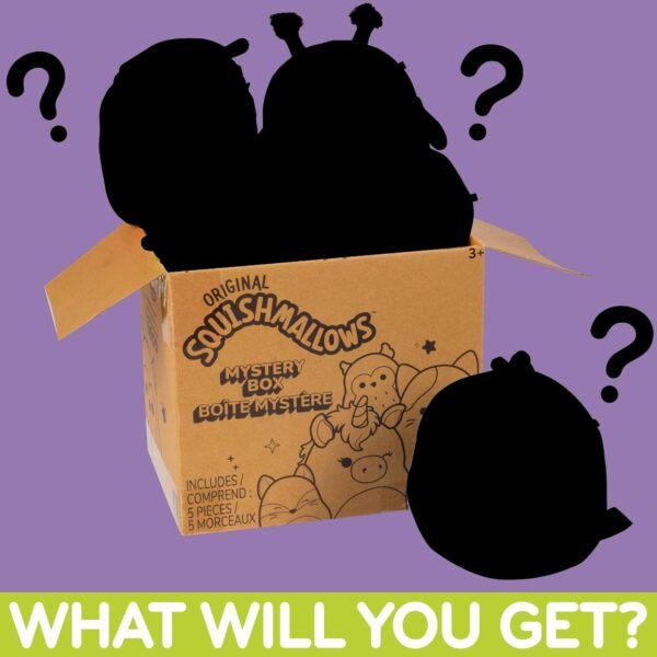 Squishmallows Original Mystery Box 5 Inch Plush 5 Pack Official Jazwares Plush Collectible Soft Squishy Mini Stuffed Animal Toy Add to Your Squad Gift for Kids Girls Boys.jpg
