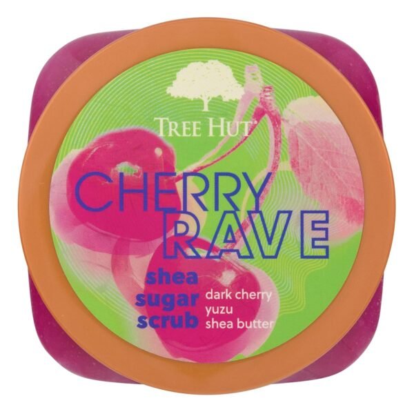 Tree Hut Cherry Rave Shea Sugar Scrub Exfoliating Body Scrub Removes Dead Dry Skin for a Soft Hydrated Feel Limited Edition Fall Nourishing Essential Body Care 18 fl oz.jpg
