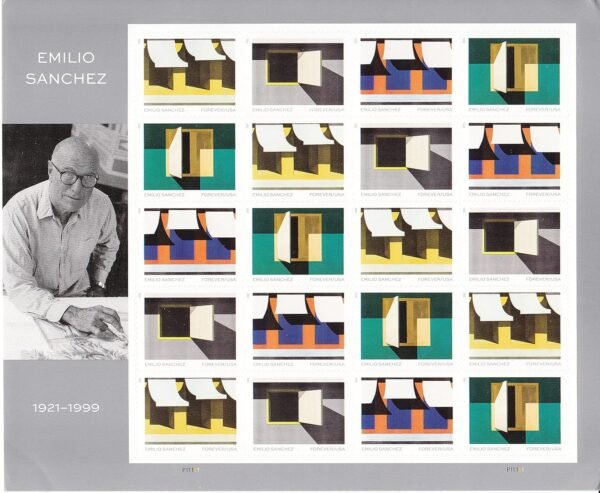 USPS Emilio Sanchez Artist Sheet of 20 Forever Postage Stamps.jpg