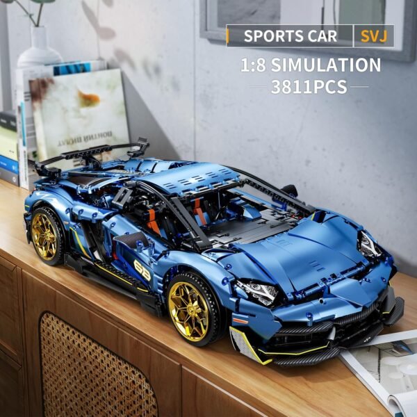ZYLEGEN Lambo Race Car Toy Building SetHypercar Model Building Blocks Set Engineering Toy18 Scale Supercar Collectible Sports Car for Adults Teen for Motorsport Fans3811Pcs.jpg