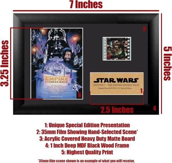 1743535453 FilmCells Star Wars Episode V The Empire Strikes Back Officially Licensed Collectible 7 x 5 MiniCell Desktop Presentation USFC2405.jpg