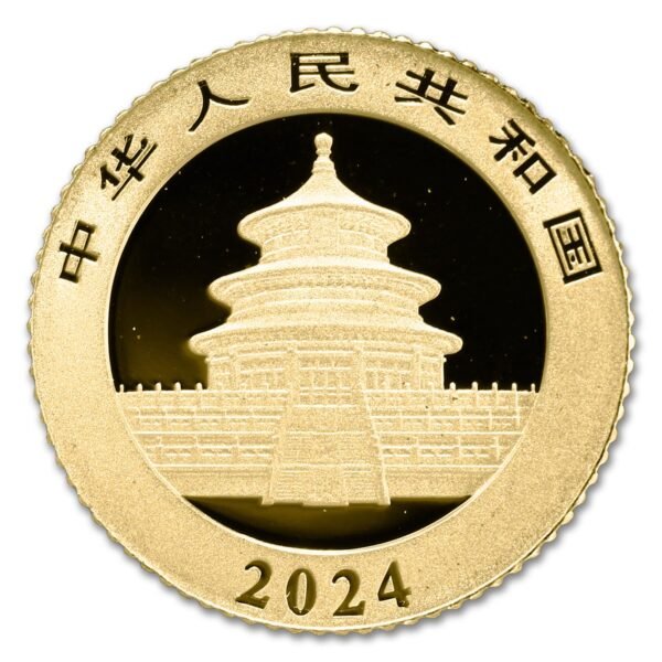 1743765853 2024 1 Gram Gold Chinese Panda Coin Brilliant Uncirculated with Certificate of Authenticity 10¥ BU.jpg