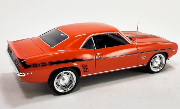 1743783855 1969 Chevy Yenko Camaro Grabber Orange with Black Stripes Limited Edition to 546 Pieces Worldwide 118 Diecast Model Car by Acme A1805728.jpg