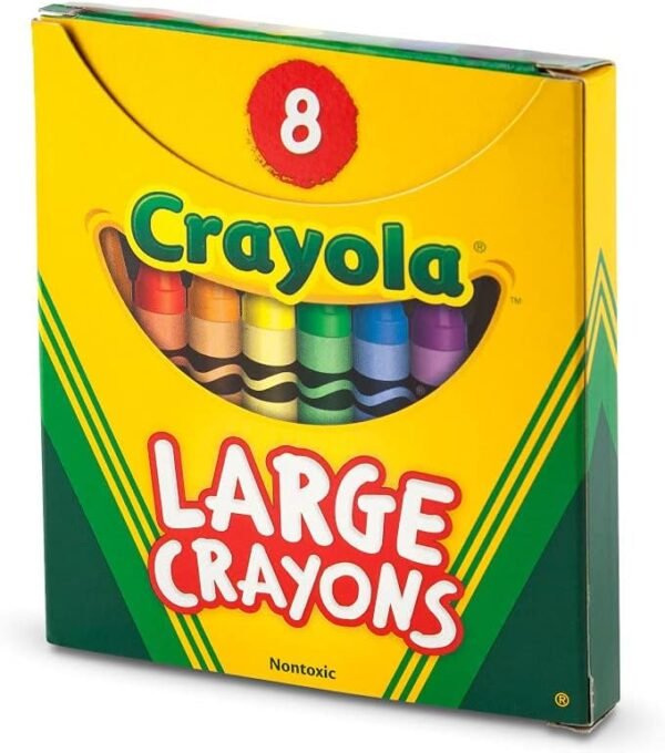 1743891854 Crayola Large Crayons Assorted 8 Count Giant Crayons for Kids Toddlers Ages 2.jpg