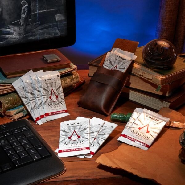 1743920657 Magic The Gathering Assassins Creed Collector Booster Box 12 Collector Boosters 10 Cards in Each Pack Collectible Trading Card Game for Ages 13.jpg