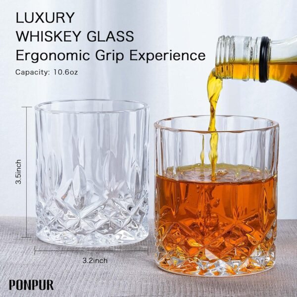1743999851 PONPUR Gifts for Men Dad Whiskey Decanter Set with 2 Glasses Unique Cool Dad Birthday Gift from Daughter Son Best Christmas Retirement Present for Man Father.jpg