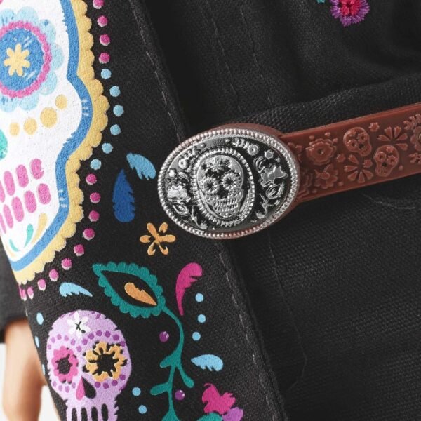 1744017856 Barbie 2021 Dia De Muertos Ken Doll 12 in Wearing Embroidered Shirt Serape Sombrero with Calavera Face Paint Gift for Collectors.jpg