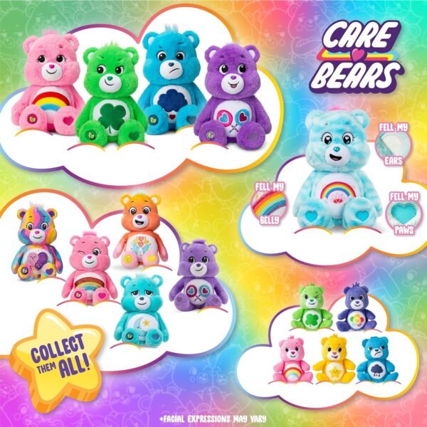 1744345460 Care Bears 14 Sweet Serenity Bear Medium Size Plush Sensory Toy Emotional Support Plushie Ages 4.jpg