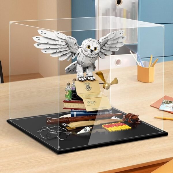 1744658656 Display Case for Lego 76391 Hogwarts Icons Collectors Edition 19.68x15.74x19.68inches 50x40x50cm Protect Your Collectibles from Dust with a Clear Showcase.jpg